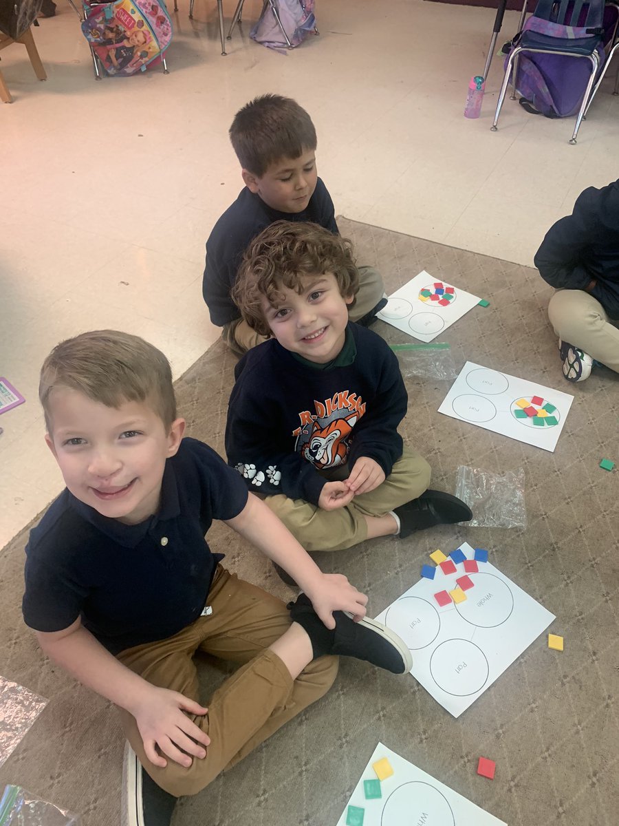 These kids are part part whole experts! Mastering our addition skills in room 217! <a href="/DicksonTigers/">E.R. Dickson Tigers</a> @PrincipalERD