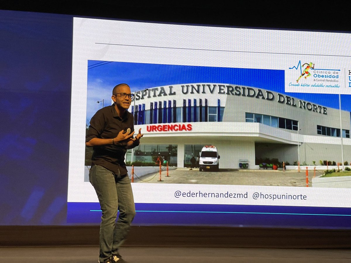 dkastresana's tweet photo. ORGULLO TOTAL de la presencia del @HospUninorte en el Summit 2.0 de Clínicas de Obesidad. Felicitaciones al Dr. @ederhernandezmd , nuestro líder de la clínica, por su presentación!!! https://t.co/dBE2vZBrAq