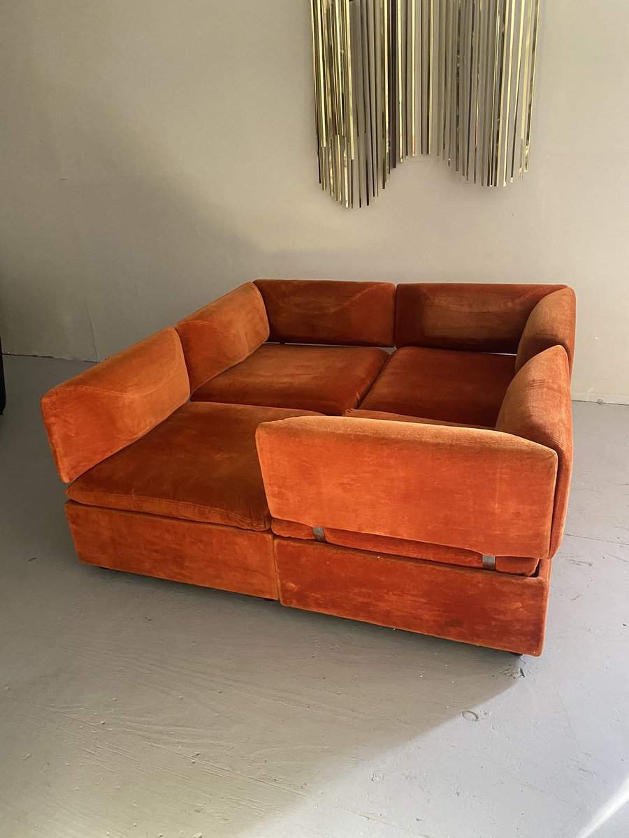 what if we kissed in the Craft Associates modular sectional / adult playpen 😳🙈
