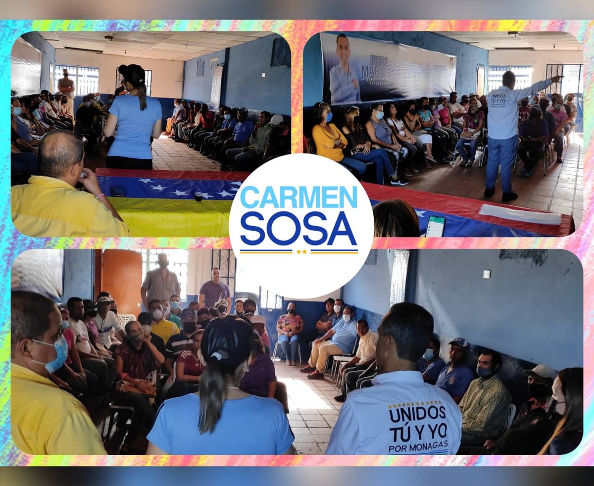 CarmenSosaMonag's tweet photo. 02/12/2021 seguimos en la calle con más fuerza hasta lograr el cambio en Monagas! https://t.co/JlDXqJ845d
