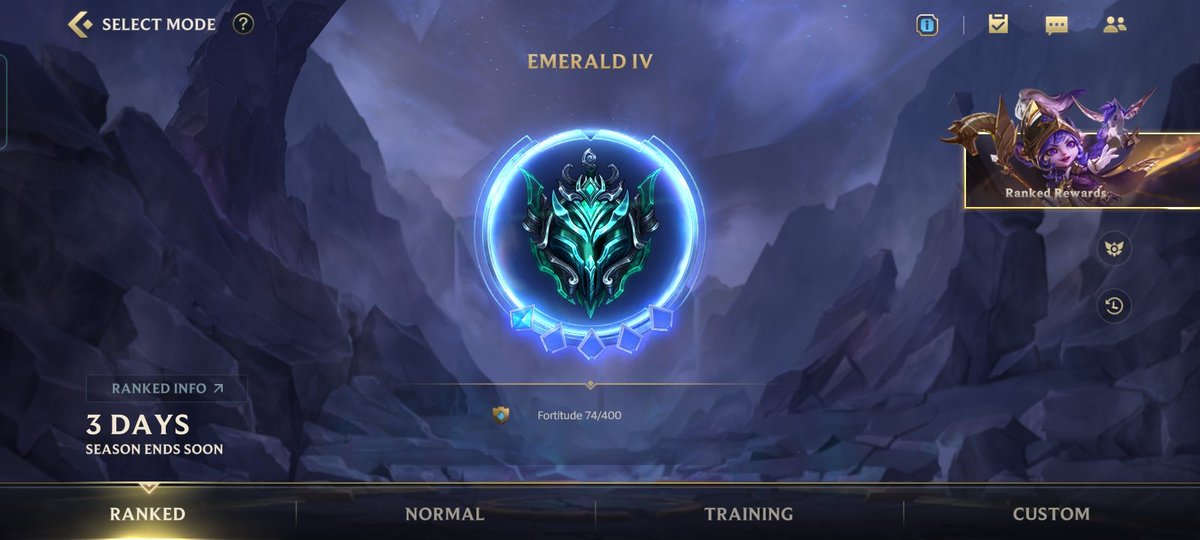 MrLucky404's tweet photo. Finally after about 4-5 breakdowns I finally got to Emerald. 😭 https://t.co/LMjf4cjtIO
