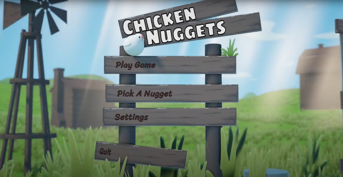DoubleMDigital's tweet photo. Old vs new menu in #ChickenNuggetsGame... I kind of miss our old 'free roam' menu... but it lives on even bigger and better! The farm is now an #openworld #minigame!
#ThrowbackThursday #Throwback #chickens #Birb #RollABall #gamemenu #uidesign #bringbackminigames https://t.co/3sDVo09Z6i