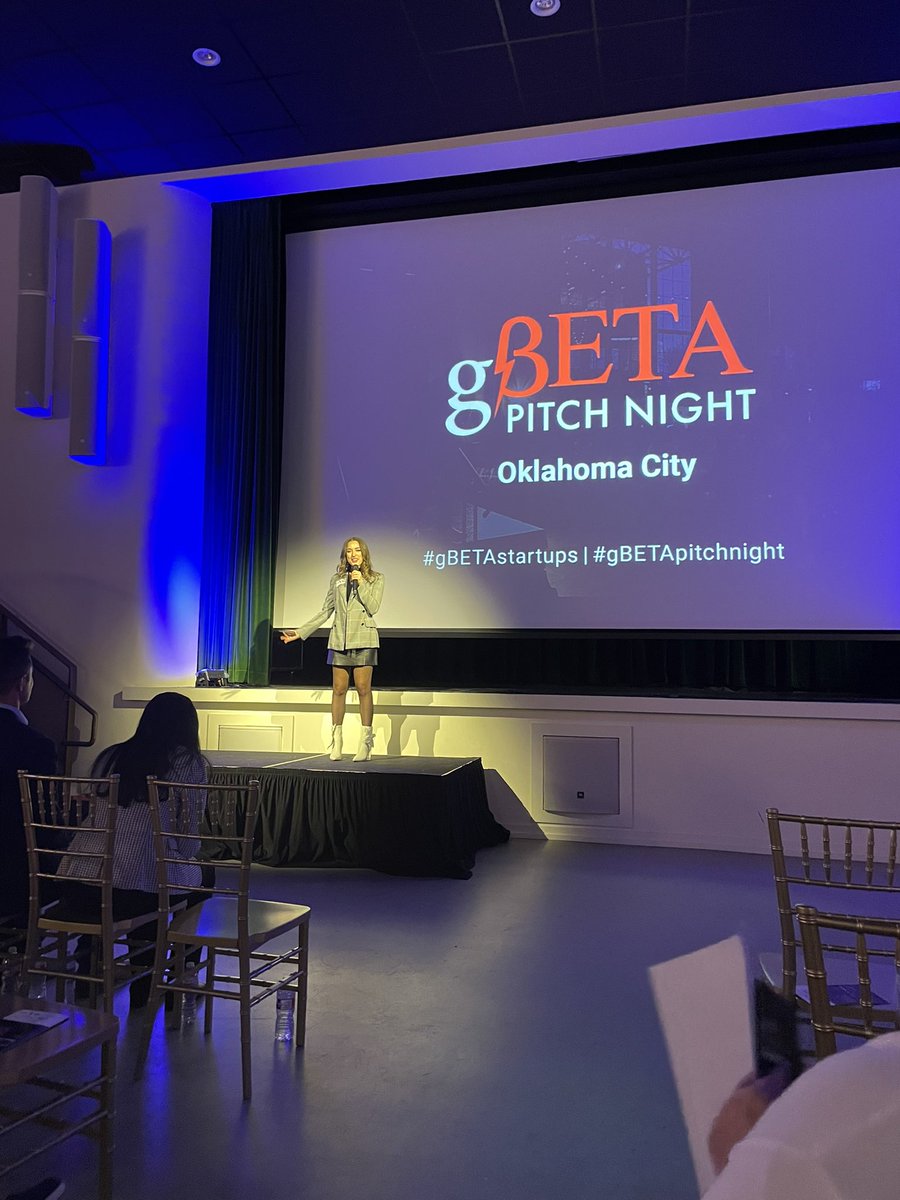 susan_beth's tweet photo. My girl Selena is kicking off @gBETAstartups OKC pitch night!! So proud of her and what she’s building 💪🏻👑 https://t.co/BIqCZEIbvN