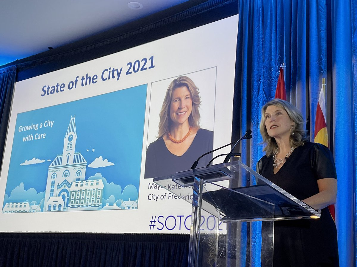 Tonight’s address is about growing a city with care in 3 ways: careful thoughtful planning and development, care and compassion for those in need and care and pride in our city’s prosperity. #SOTC2021 <a href="/Fton_Chamber/">Fredericton Chamber of Commerce</a>