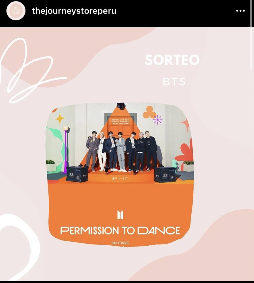 Abbymn09's tweet photo. SORTEO PTD LA POR INSTAGRAM!! 💜✨
🙆🏻‍♀️Seguir a @thejourneystoreperu en Instagram 
🙆🏻‍♀️Darle like al post del sorteo
🙆🏻‍♀️Vía discord
🙆🏻‍♀️Pueden aplicar a los dos ^^
https://t.co/ZUuFjTHQYp
Suertee!! ✨ #bts #PTD_ON_STAGE_LA #PTD_ON_STAGE_LA_Day4 #PTDonStage https://t.co/uNFX9q6eC1
