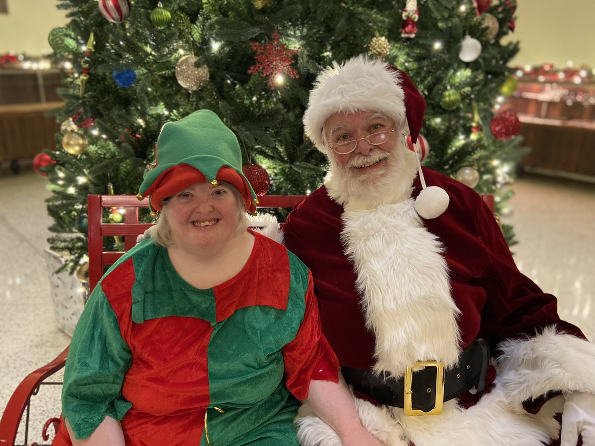 WeSantas's tweet photo. Well what do you know…Santa brought an elf!! https://t.co/s8J5G1q5Fd