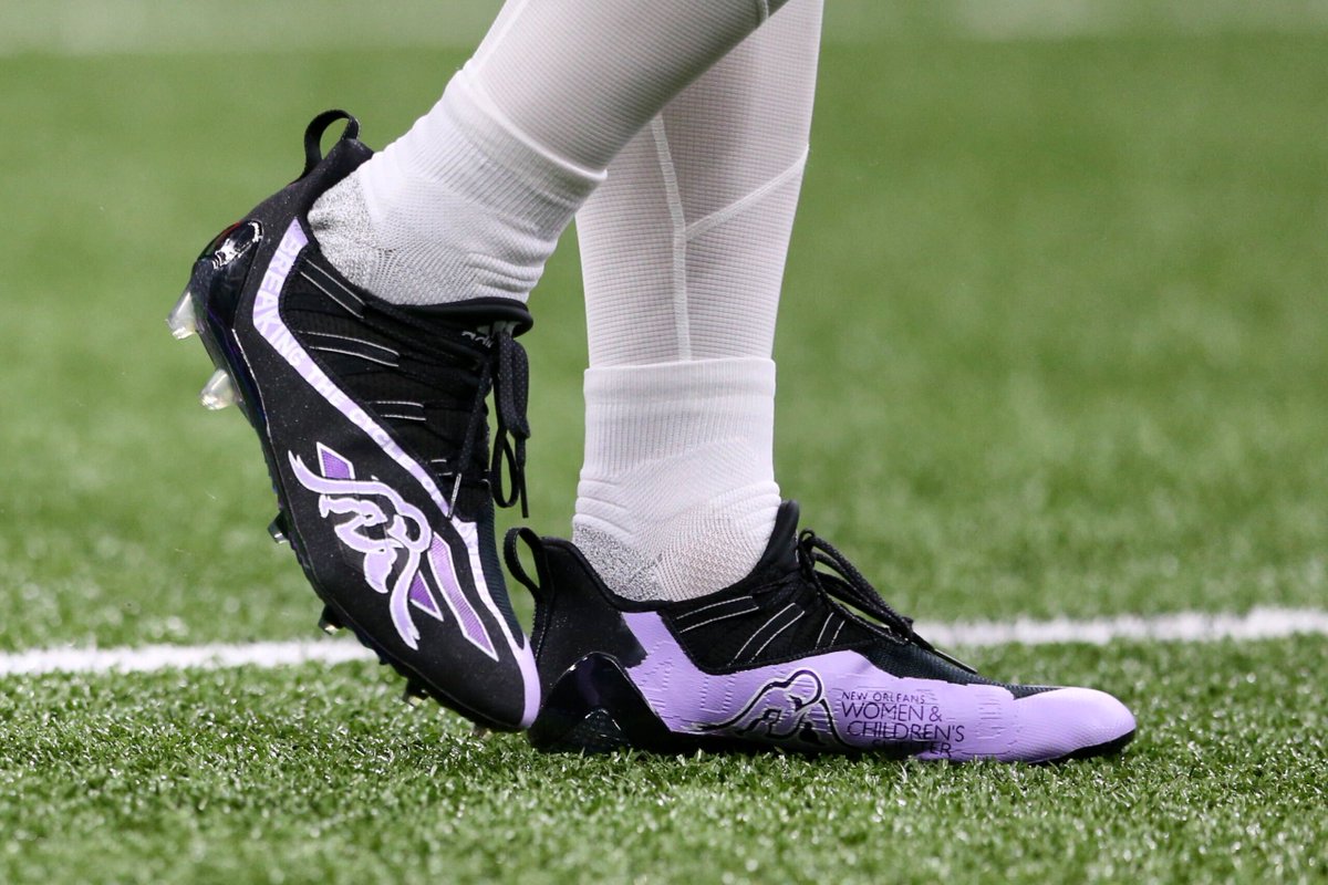 NFL's tweet photo. Taysom Hill is supporting the New Orleans Women and Children's Shelter for #MyCauseMyCleats. 

@T_Hill4 | @NOWCShelter https://t.co/WB12ClZolf