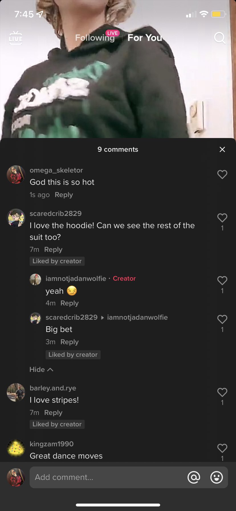 Jadan wolfie on Twitter: "If you want a free nude then comment