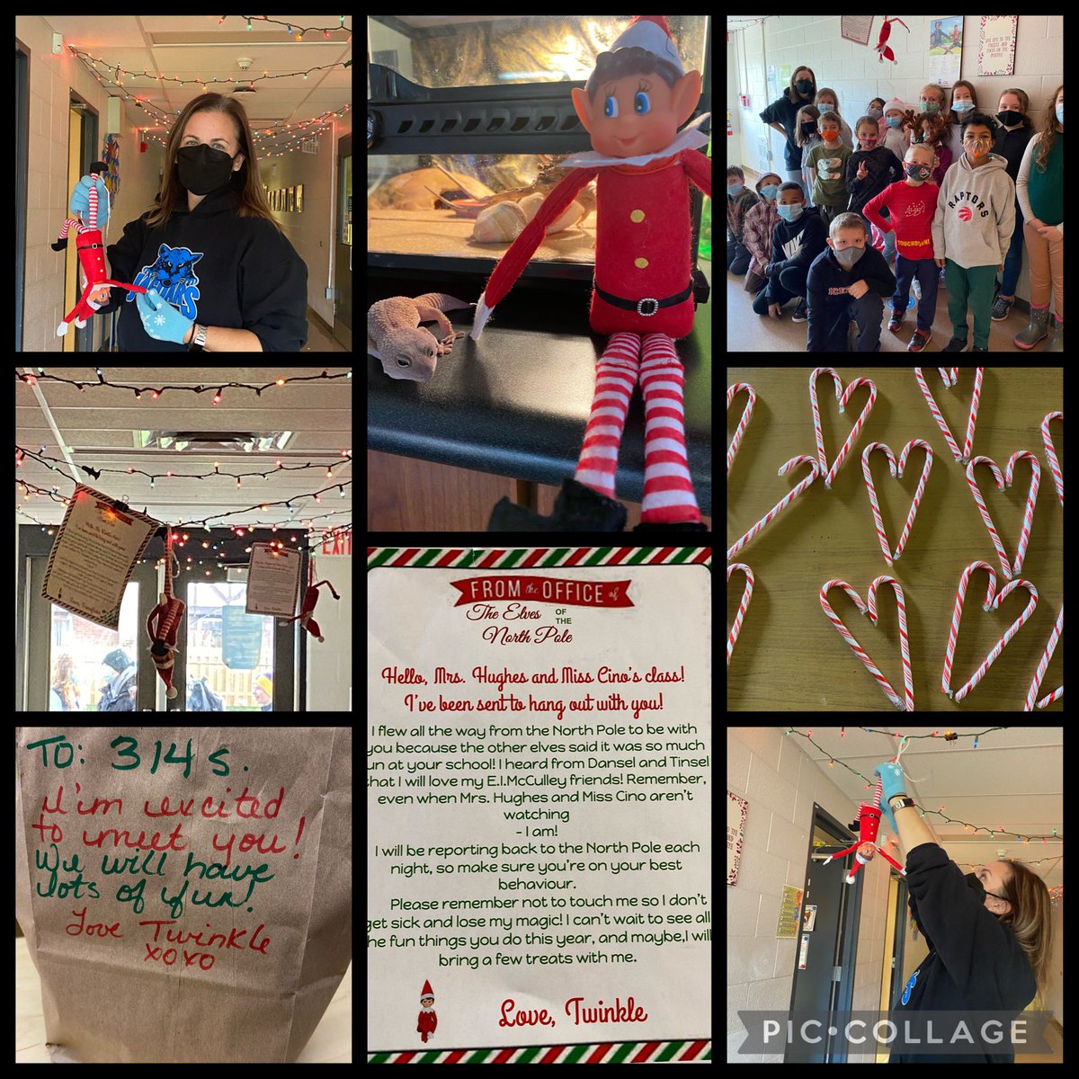 EIMGrade3's tweet photo. Exciting things have been happening in Room 53 over the last couple of days!  We started yesterday with the surprise arrival of Twinkle!!!  @EIMJaguars #TwinkleTheElf #HesAlwaysWatching https://t.co/Vc0il9QHJd