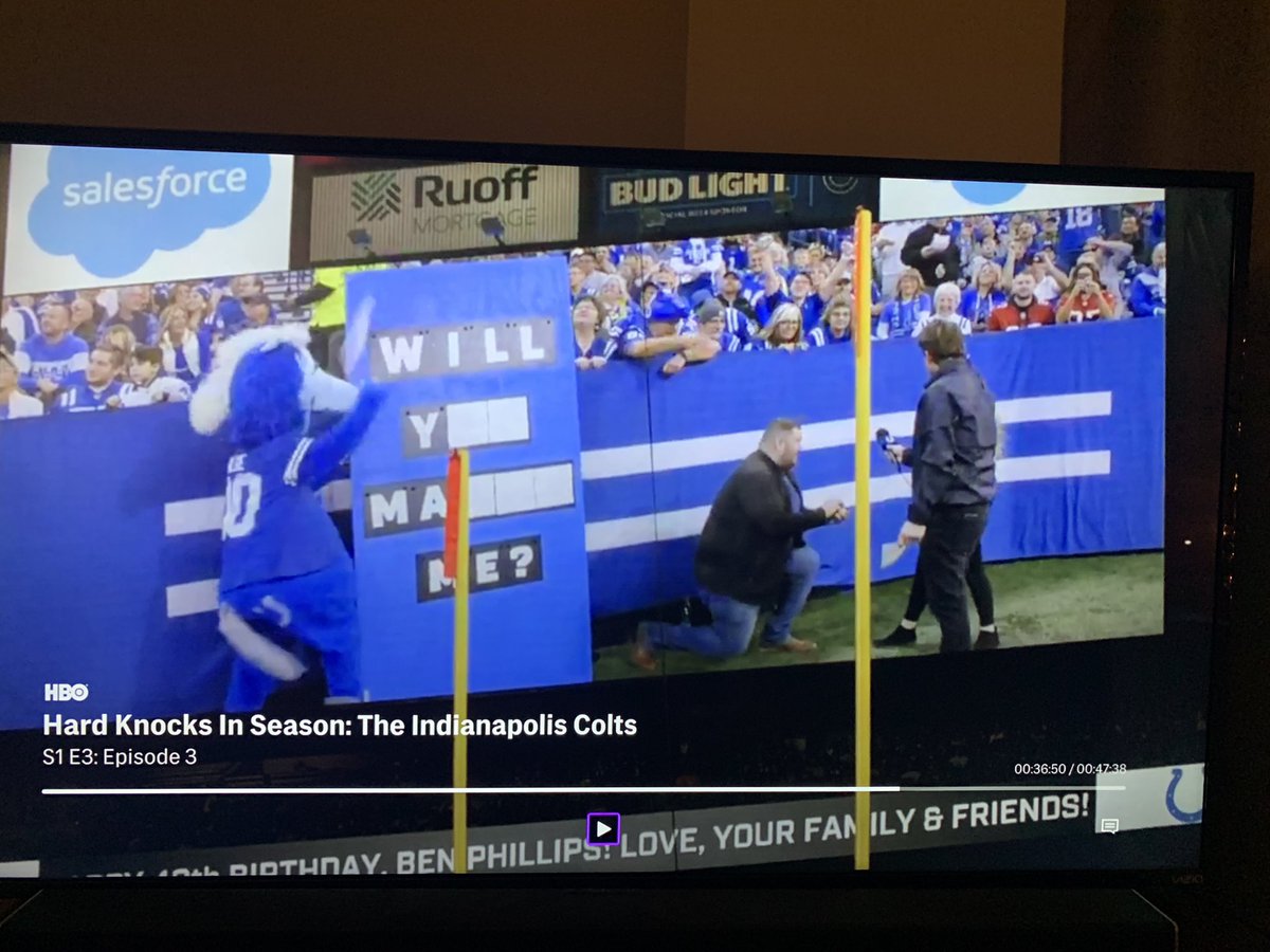 ChazHill22's tweet photo. Hey @HBO… do I get an acting credit for this? #HardKnocks https://t.co/Z1NEwL6VxM