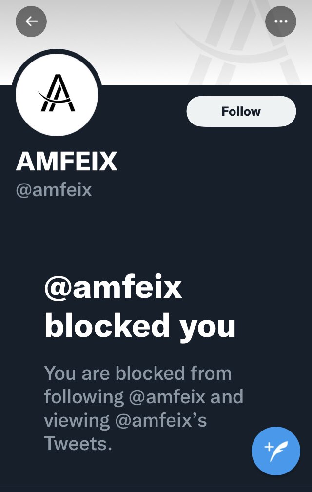 When you speak the truth about #amfeix  stealing 2000 BTC from investors, #amfeix block you. Are 1800 investors ever going to get justice and get their coin back?  <a href="/HMRCgovuk/">HM Revenue & Customs</a> where is the justices here?