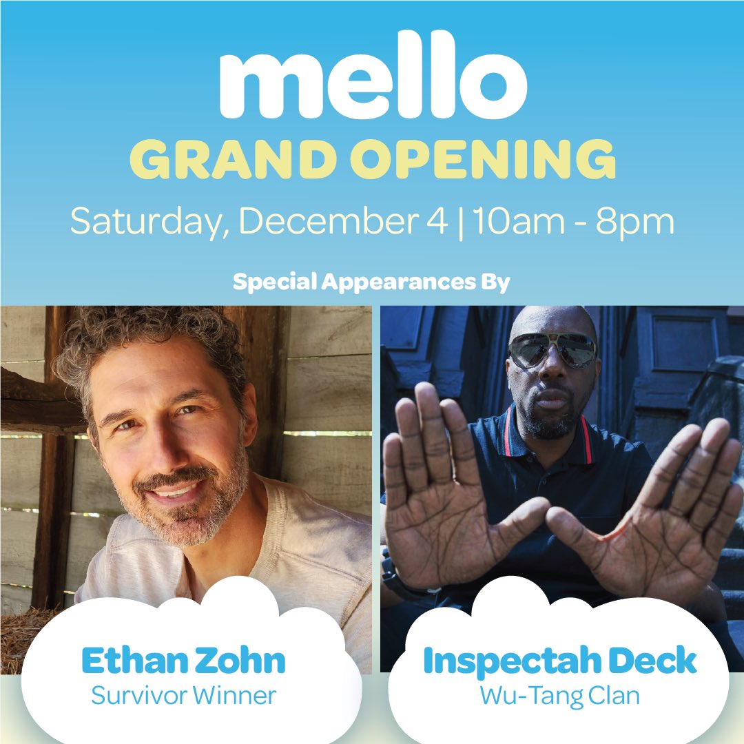 leedzedu's tweet photo. Don’t miss the @MelloHaverhill grand opening THIS SATURDAY with special appearances by @EthanZohn @INSpectahDECKWU 💨💨 https://t.co/bgoHHSJ98x
