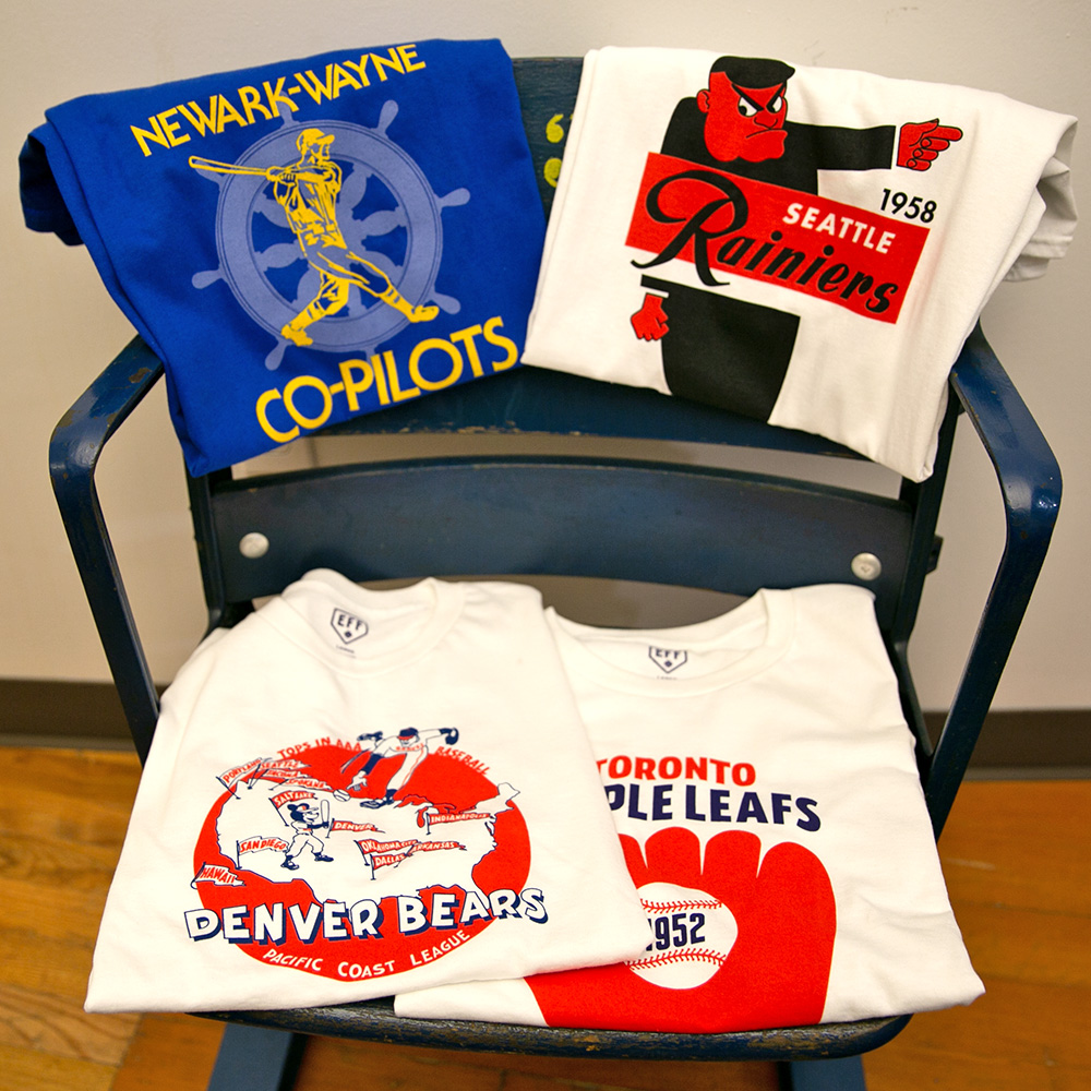 EbbetsVintage's tweet photo. Four new t-shirts just released! Grab 'em now while they're on sale.
20% off through Sunday 12/5.
https://t.co/ERXrlCQGTU
#ebbetsfieldflannels #ebbets #ebbetsvintage
#seattlerainiers #denverbears #torontomapleleafs #newarkwaynecopilots https://t.co/7MPakj2ZQ8