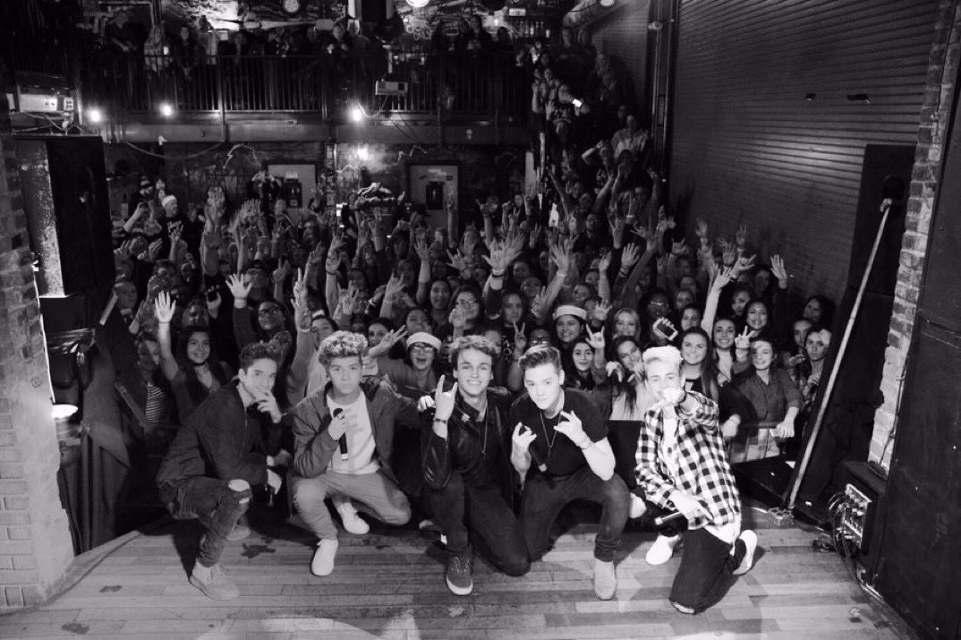 whydontwemusic's tweet photo. 5 years ago today was the first crowd shot ever taken of us… it’s been a pleasure watching you all grow up with us and cant wait to see you out on the road soon. 🚌 https://t.co/t2lLdPCo8y