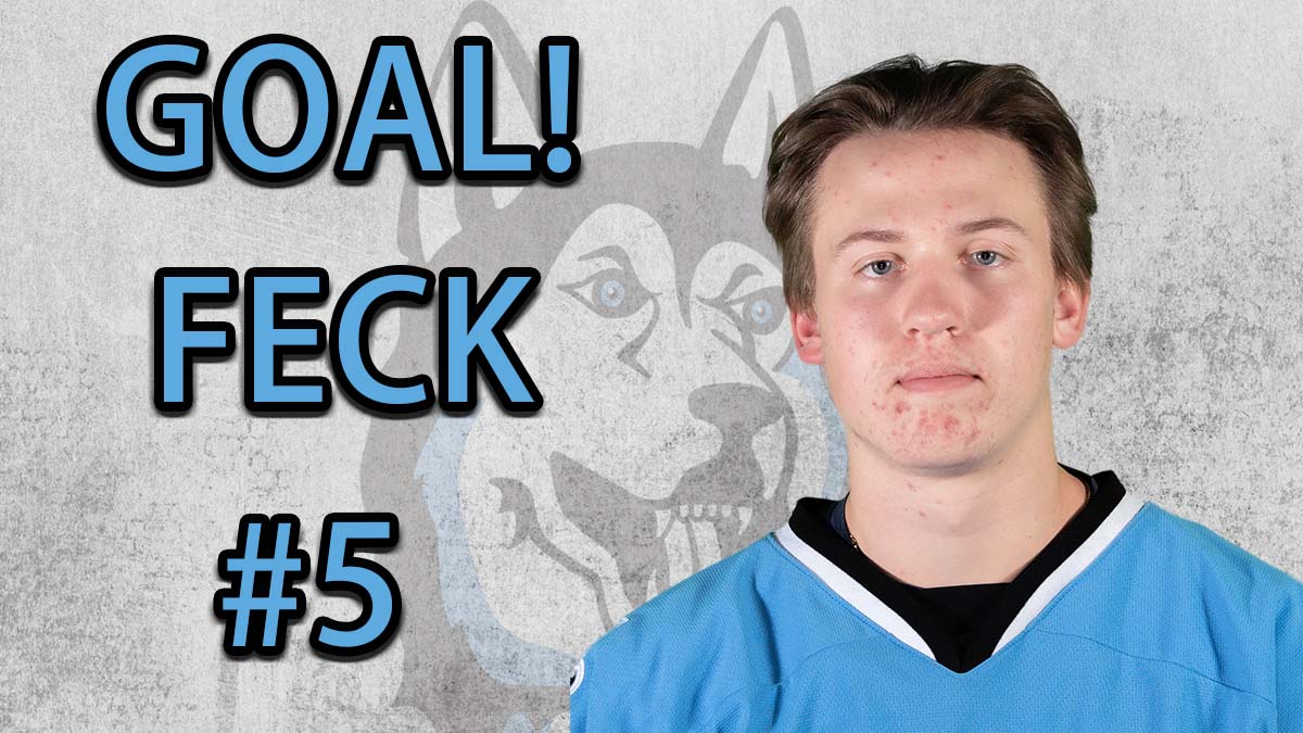 SCORING FOR NORTH #5 Feck unassisted and north’s up 1-0