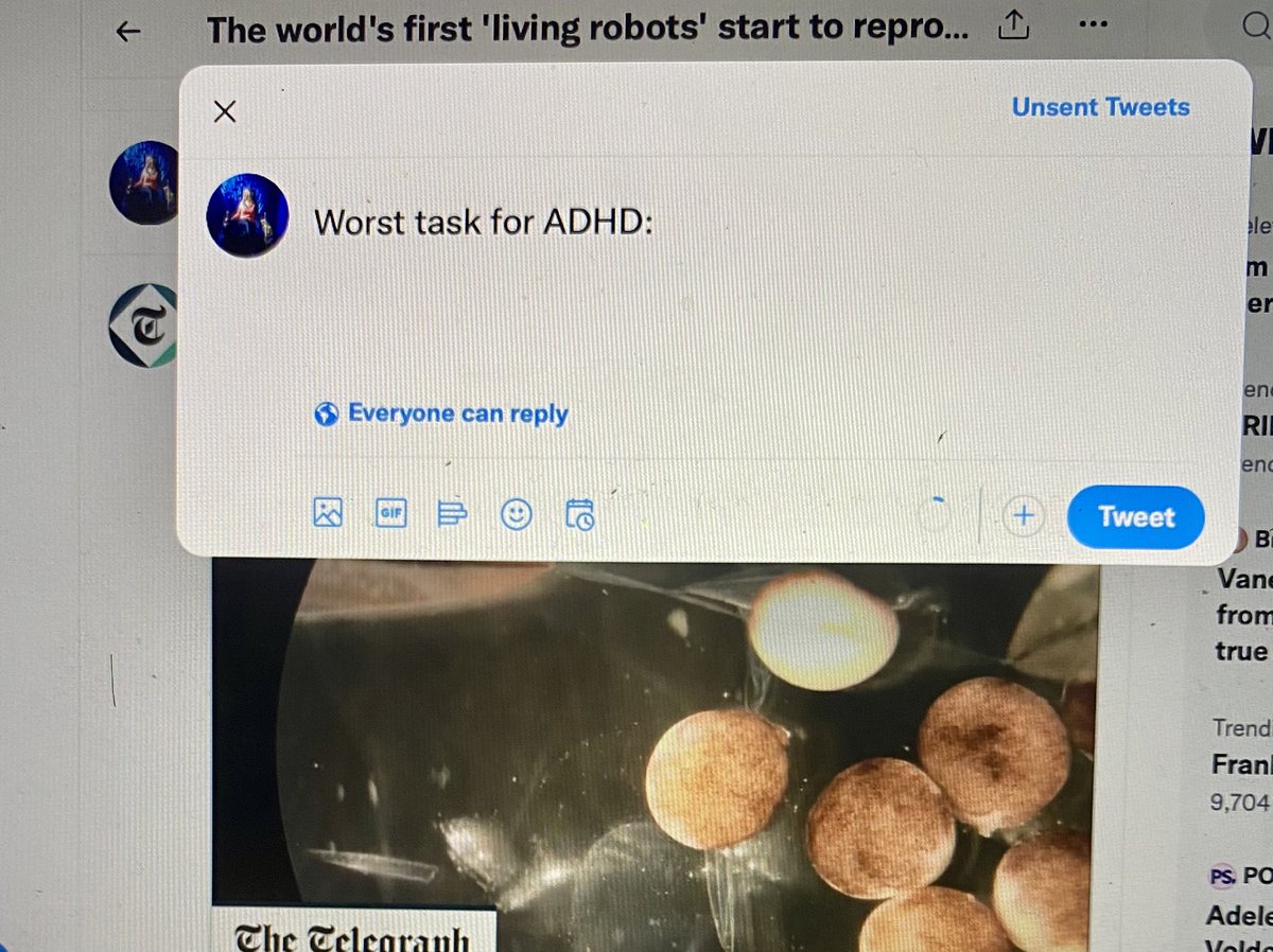 summawhat's tweet photo. Funny that I went to make a very important ADHD tweet this morning and just found this in my tabs 12 hours later. ๐ #storychecksout #adhdlife https://t.co/mpEH3nbQV2