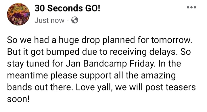 30secondsgo's tweet image. It&apos;s on in Jan!