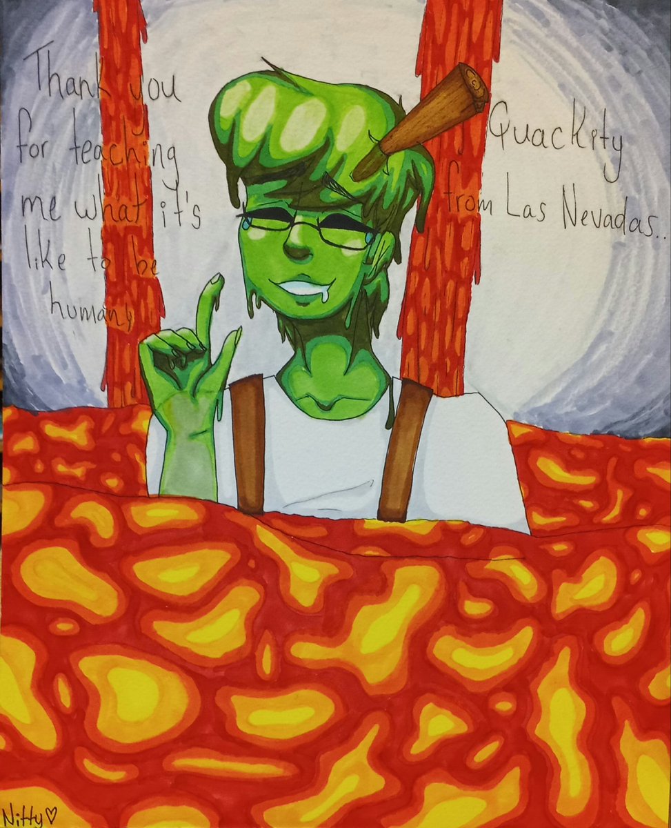 nittyartz's tweet photo. My Twitter is dead so uhhhh 
s l i m e  t i m e.
.
.
#charlieslimecicle #charlieslimeciclefanart #slimecicle #slimeciclefanart 
(DSMP Spoiler warning) https://t.co/lOZNYcYbNJ