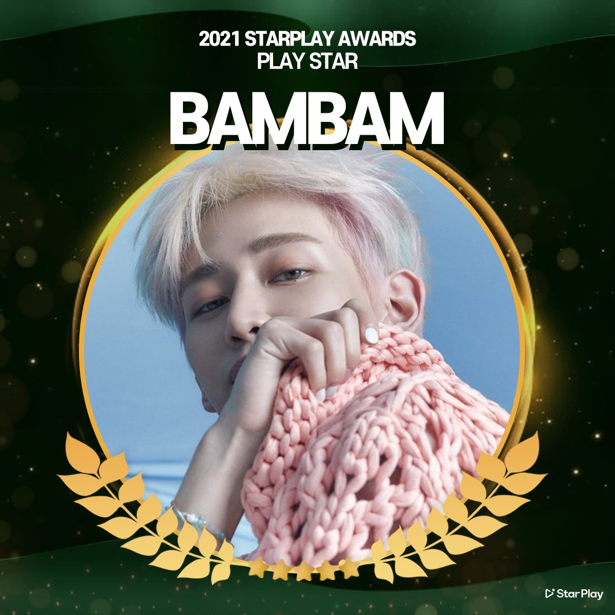 🏆#2021StarplayAwards🏆

✨2021 Playstar✨
🎉1st Place [#BAMBAM]🎉

✔️Submit Design: ~12/6(mon)10am
✔️Ad Design Guide: blog.naver.com/starplay1/2225…

※Email Subject: [2021 Playstar 1stPlace BAMBAM]

#GOT7 #STARPLAY