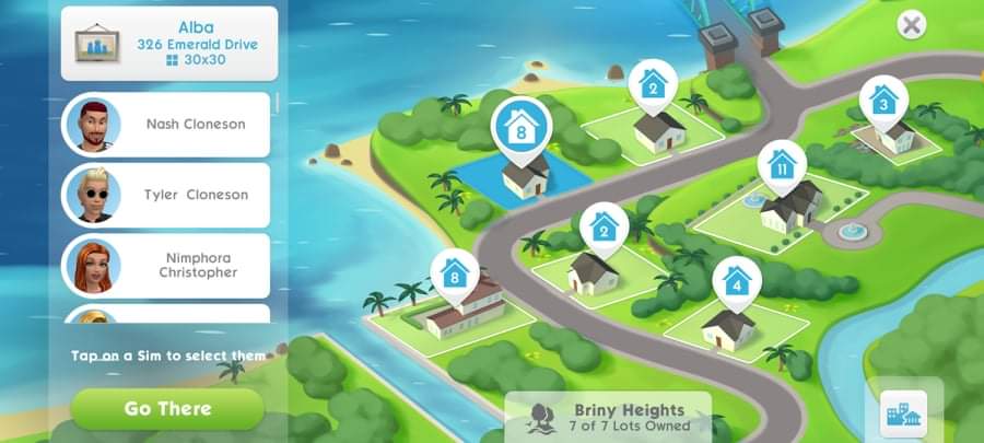 Magnus_Simmer's tweet photo. I did it! Finally I've cleared all the land on all 7 lots, and all have level 4 unlocked. I only had to play since February 2018. 🙄 There's still a lot to do. Many rooms need added, and my Simoleons fortune is gone. I'll get there. 😀 #thesimsmobile https://t.co/ZRiWIJodEz