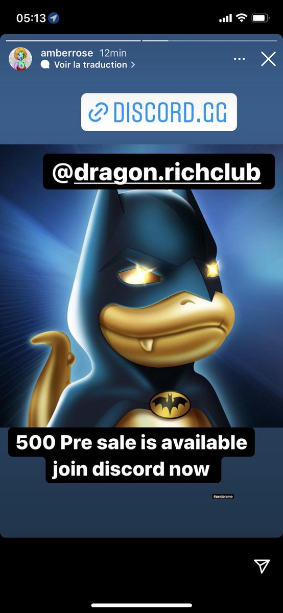 DragonRichClub's tweet photo. Our community is growing everyday.

@DaRealAmberRose join the club today ! 💎❤️

Get your dragon ! 🔥
Pre sale: December 9th
Mint: December 10th https://t.co/noG17cojrK