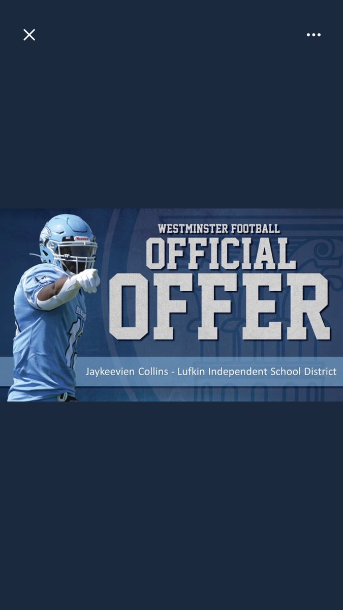 Blessed to receive my 2nd offer from <a href="/WESTMOFB/">Westminster College Football</a>