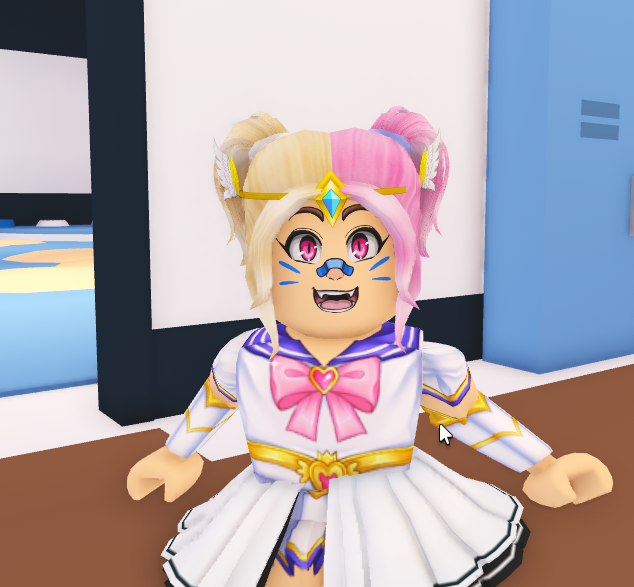 PinkFateOficial's tweet photo. Acaba de salir a la venta mi nuevo accesorio de Roblox, mi peinado para mi versión bebé! Unas coletas más cute y pequeñas! 😍Amo!
Modelo/textura: @IJerral @LunaMacad
https://t.co/eT55y6lWYM https://t.co/tfI6d0TIVf