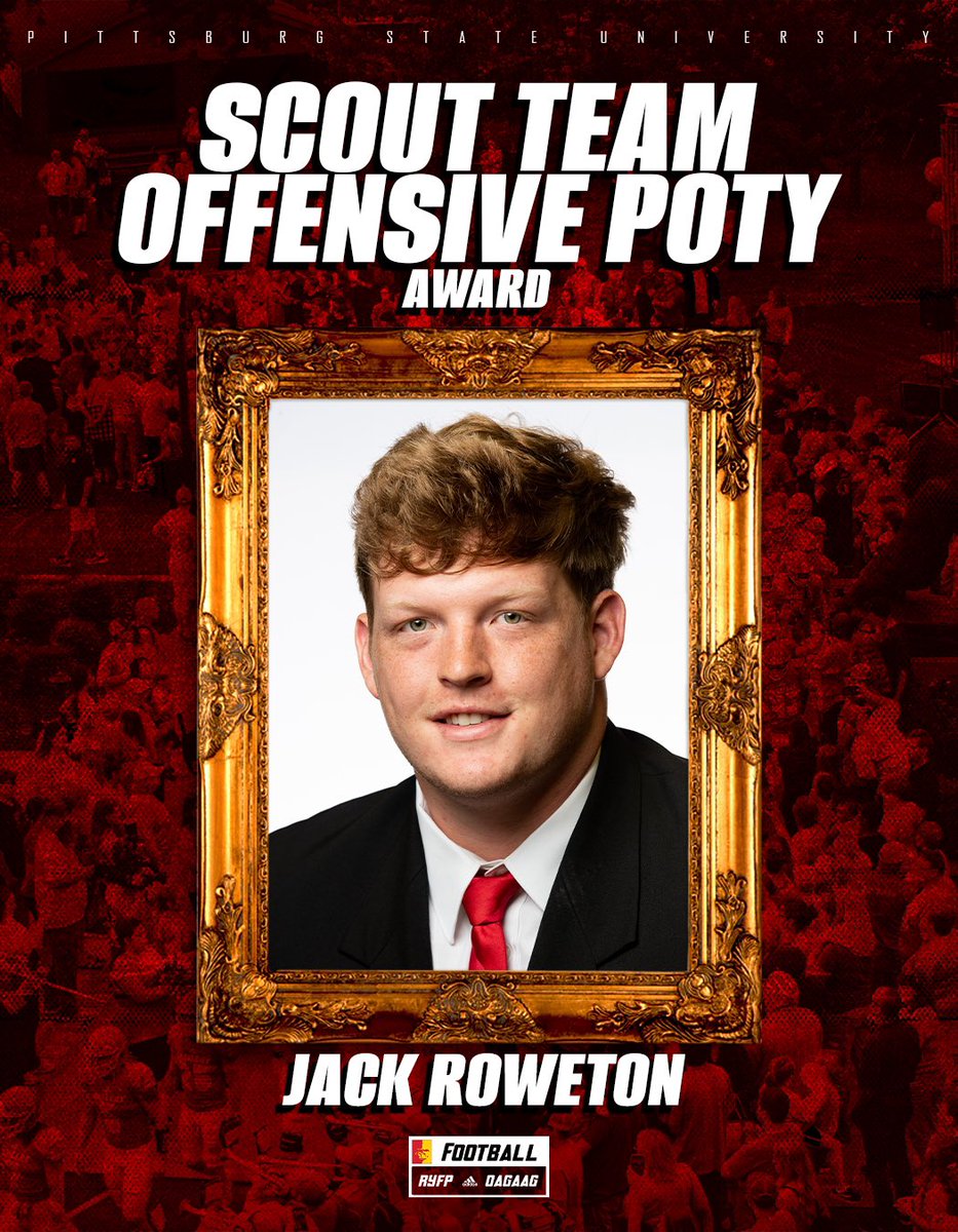 Congratulations to Jack Roweton for being awarded the Scout Team Offensive Player of the Year‼️
