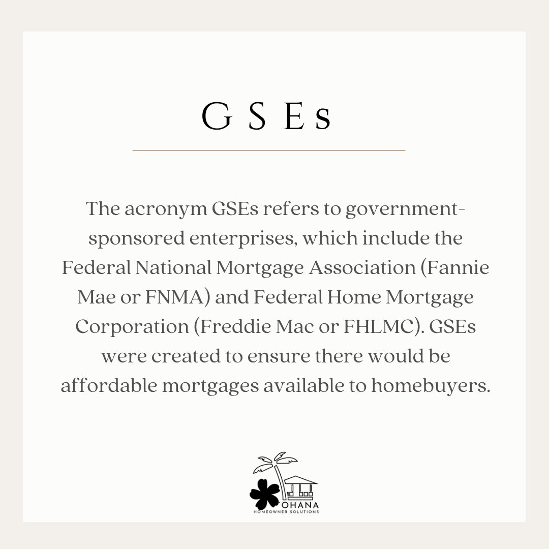 JustAskAnabelle's tweet photo. A GSE provides financial services to the public for various things, particularly mortgages, through capital market liquidity.

If you know anyone struggling with their mortgage, send them our website! 📢https://t.co/2GmCXmaV2d

#hawaiiinvestments #hawaiiinvestors #serve https://t.co/Cbhu1ExBtu