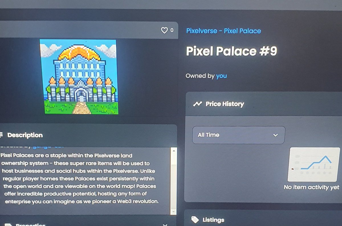 newwaveguild's tweet photo. We have just minted the 9th Pixel Palace! @sappyseals

Can't wait to start building with our guild in the Pixelverse 👀🔥 https://t.co/Xudb4EPGwd