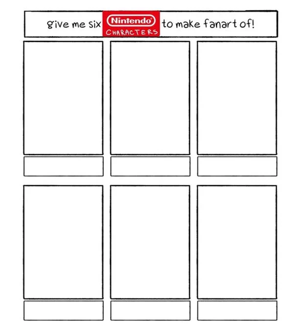 wanna try drawing other Nintendo characters~ 