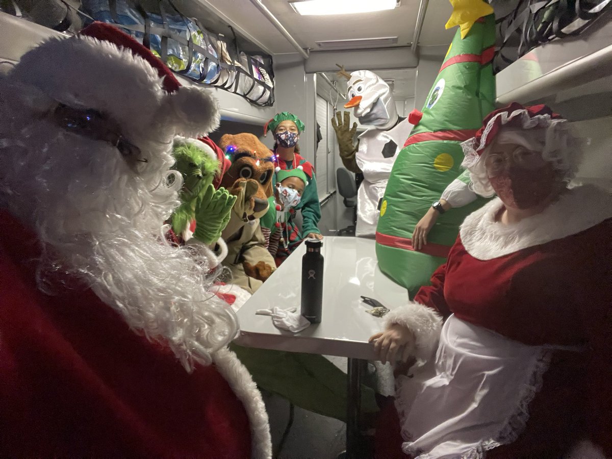 Santa and his crew getting ready for <a href="/SanLeandroPD/">San Leandro PD</a> Cookies with the Cops!