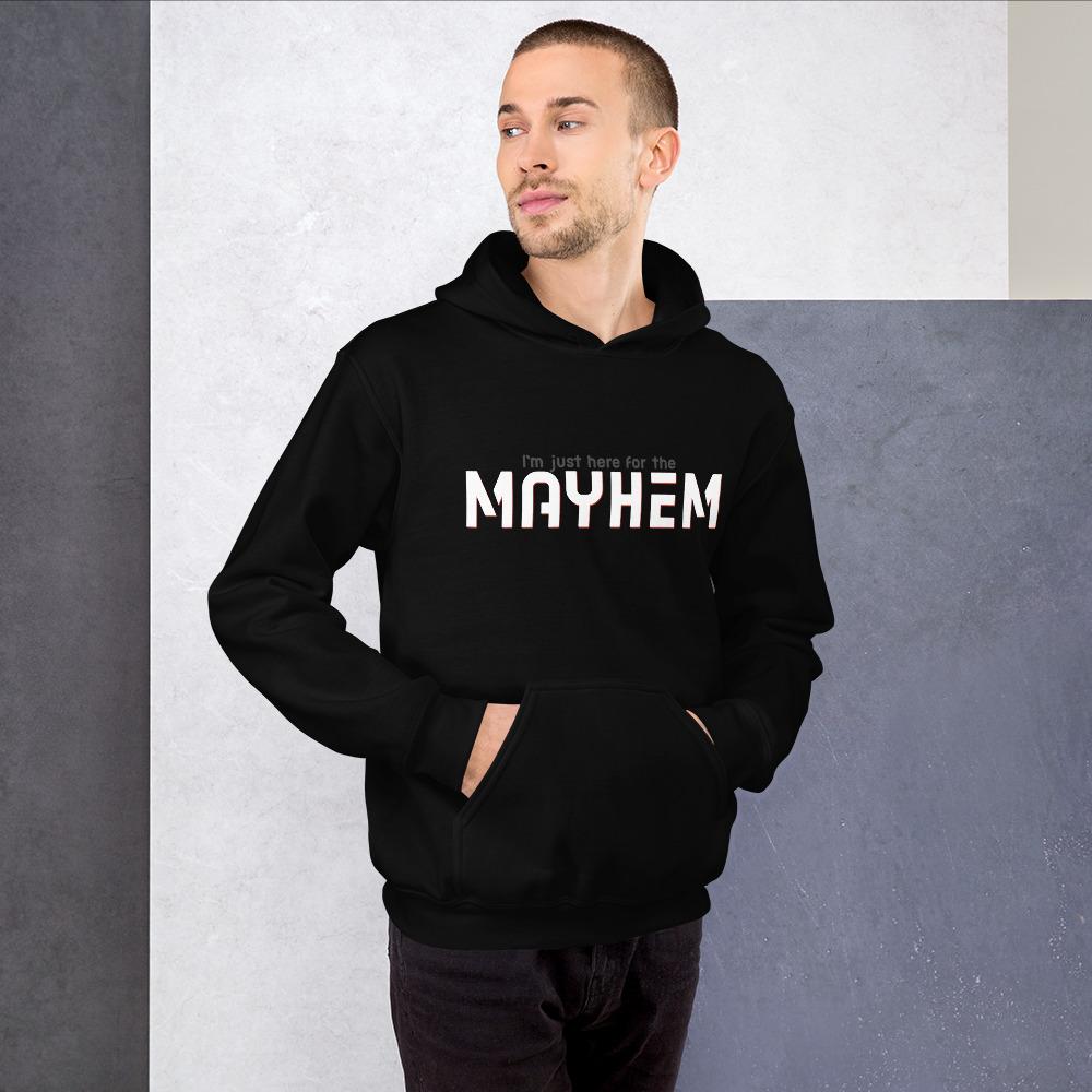 Are you just here for the Mayhem?! Sometimes we are too!
Stay warm in this comfy hoodie and watch things unfold!
buff.ly/3DpUf5C
#hoodieseason #Hoodies #comfy