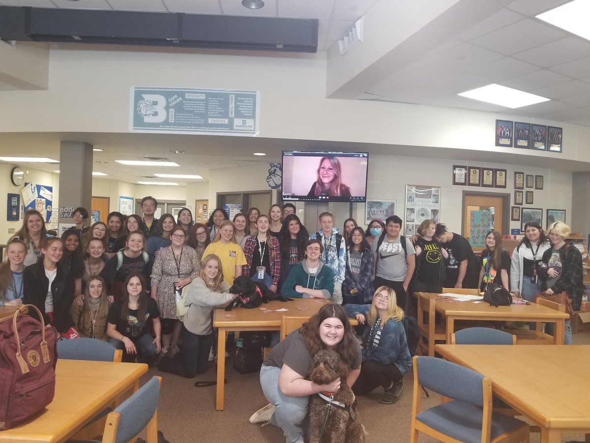 Our Read it Forward visit today with author <a href="/GabriellaBooks/">Gabriella Lepore</a> was amazing! BHS is just enchanted with Ms. Lepore! They learned so much about the writing &amp; development process &amp; life in Wales. can't wait for spring Read it Forward, when we read her new book, This is Why We Lie.❤