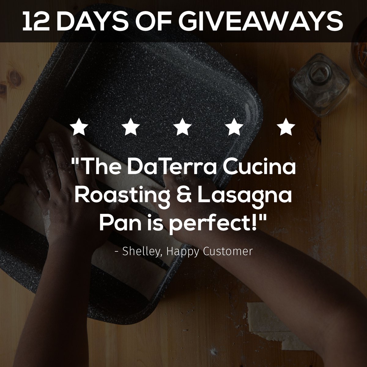 DaTerraCucina's tweet image. Tis' the season of deals! Day 2 of DaTerra Cucina 12 Days of Giveaway is here! 🎁

Want to win your own DaTerra Cucina Lasagna Pan? Check out the details on IG: instagram.com/daterracucina/

#lasagnapan #bakingpan #roastingpan

*This giveaway ends Thursday, December 2nd at 11:59pm PST
