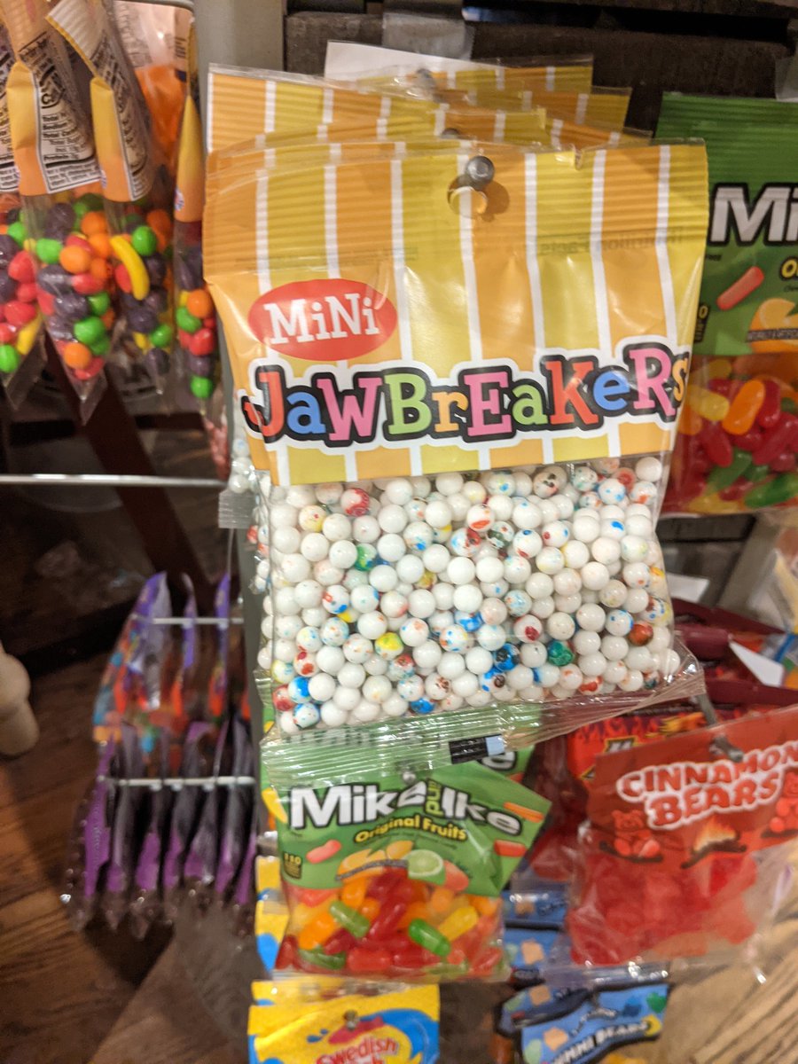 SuitableMate's tweet image. Why is "Jawbreakers" written in sarcasm font?