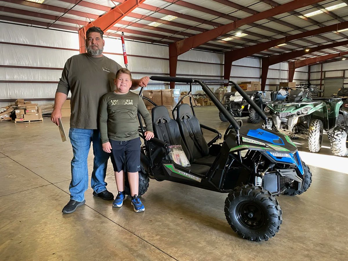 hburgcycles's tweet photo. Congratulations to Kyle and Nate Gill from Saucier, MS for purchasing a 2021 Trailmaster Cheetah 8 at Hattiesburg Cycles! #trailmaster #gokart https://t.co/3eDRvHsWw5