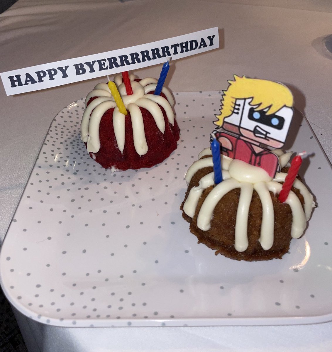 DamnRandyX's tweet photo. TOMORROW IS DAMN RANDY’S BIRTHDAY AND BIG PROPS TO DARLENE FOR THE CAKE!
CELEBRATING IN THE @ROBOTOS DISCORD WITH LIVE SETS FROM @DJMRBEST @pheew_nft @CryptoJuanS @robotosNFT https://t.co/aWqZ0fzT47