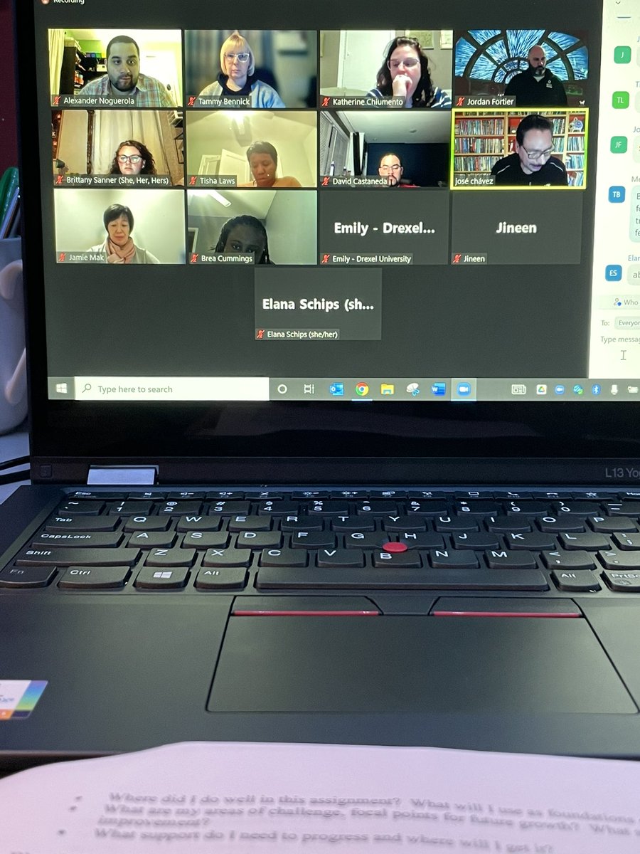 Stavenski's tweet photo. This groupβ¦.it is because of and with you that I survived my first semester of EdD studies @DrexelUniv. Looking forward to my continued journey with them. #Cohort35 #VirtualLearning #OneSemesterDown #FourPlusYearsToGo #WeGotThis https://t.co/Kg4QDkVdX0