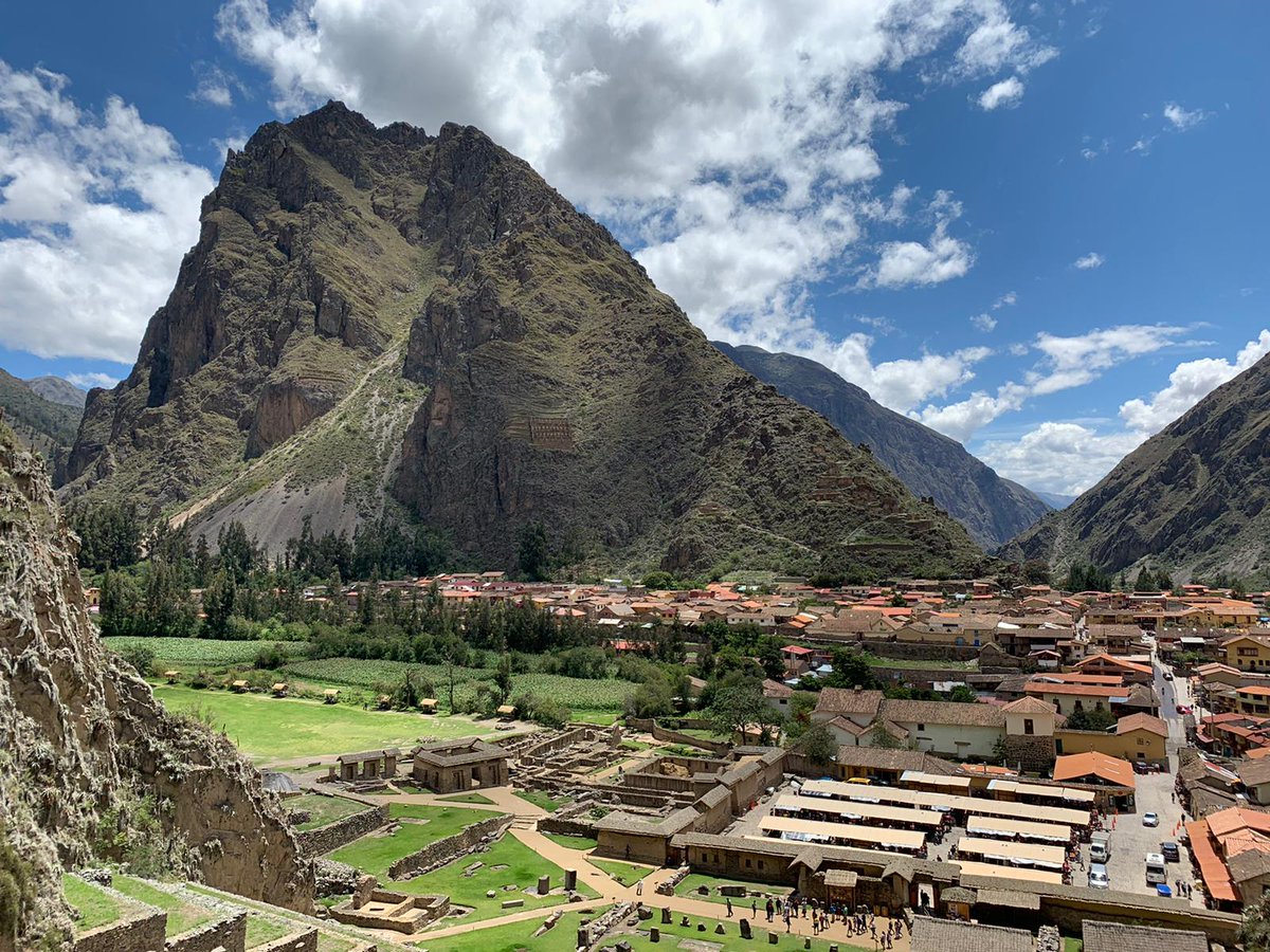 IncMachu's tweet photo. Ollantaytambo village is chosen as the best tourism Village by OMT. Now it take part as a model town that embraces Tourism to perform a sustainable development of the village. This Architectural gem is located on the way to Machu Picchu and awaiting your visit!. #machupicchuinc https://t.co/de42X1oRkI