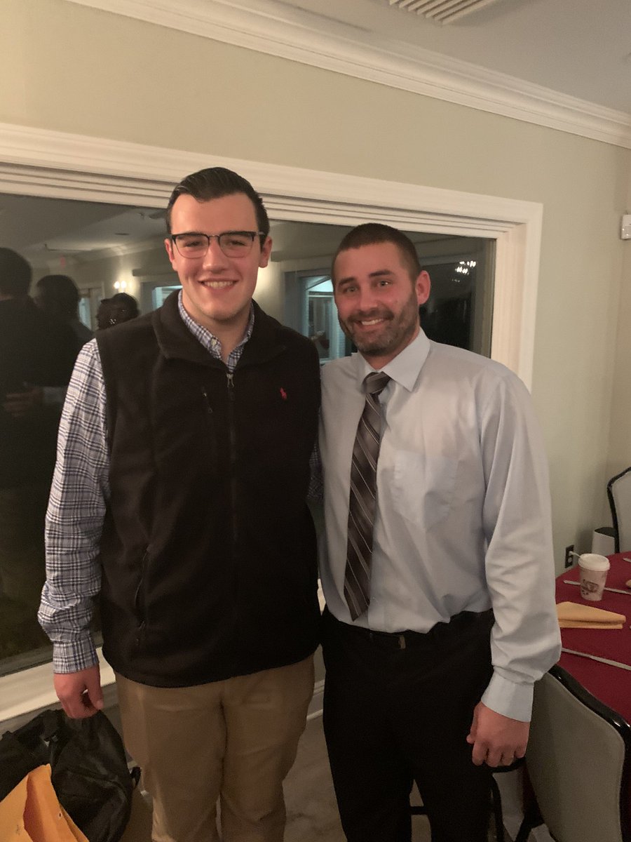 Had a great senior football banquet. Honored to receive the Al Dittman Lineman of the Year Award.