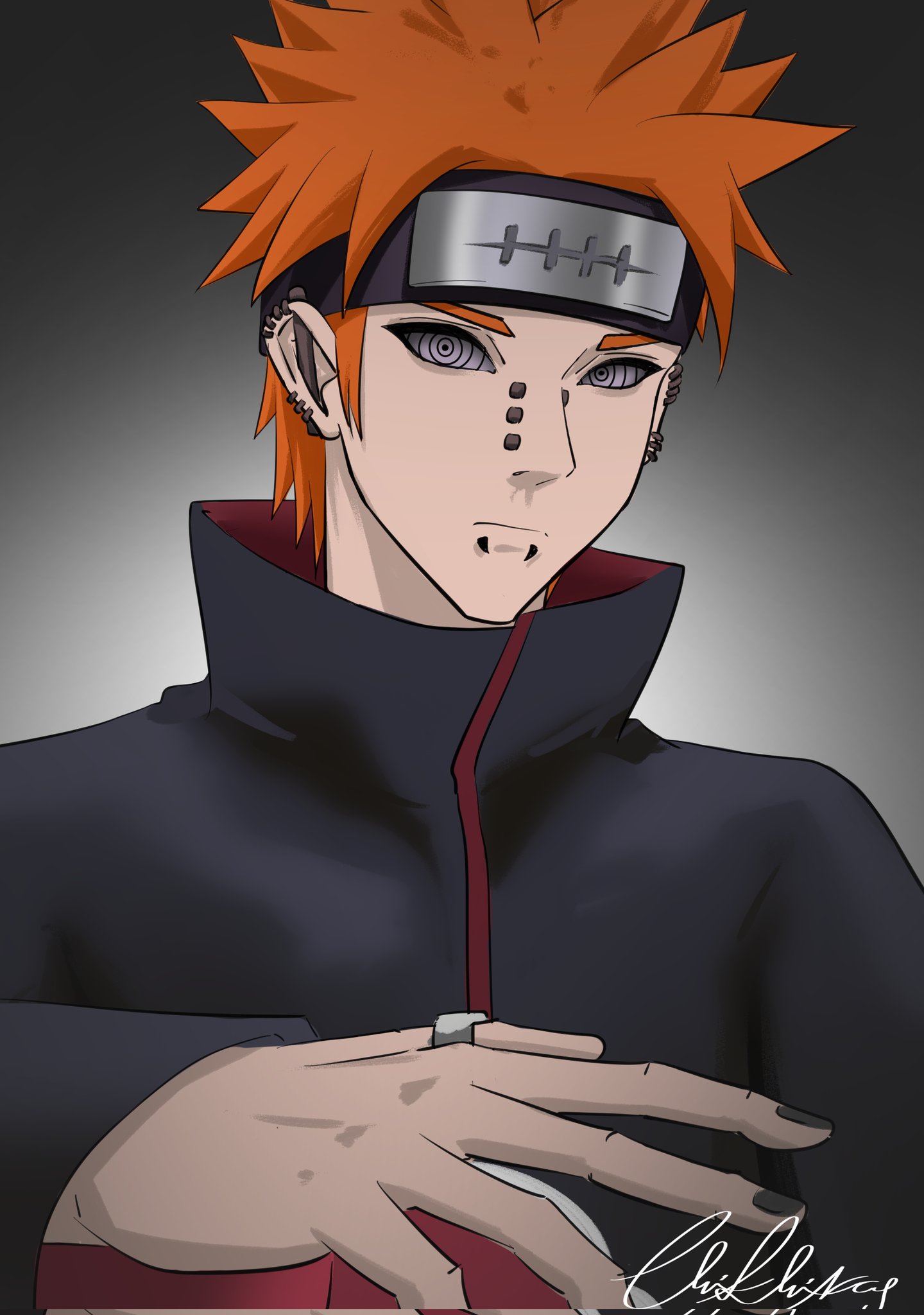 ChiKhiNas on X: Pain Fanart #pain #NarutoShippuden #anime #FANART  #digitalart #art #artwork  / X