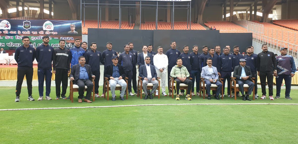 AjayChoudharyIN's tweet photo. DGP Cup Final Cricket Match at Narendra Modi Stadiun Ahmedabad.

@AhmedabadPolice @sanghaviharsh @dgpgujarat @ashishbhatiaips @GujaratPolice @BCCI @GCAMotera @VadRuralPolice https://t.co/e8WP2ZNH9P