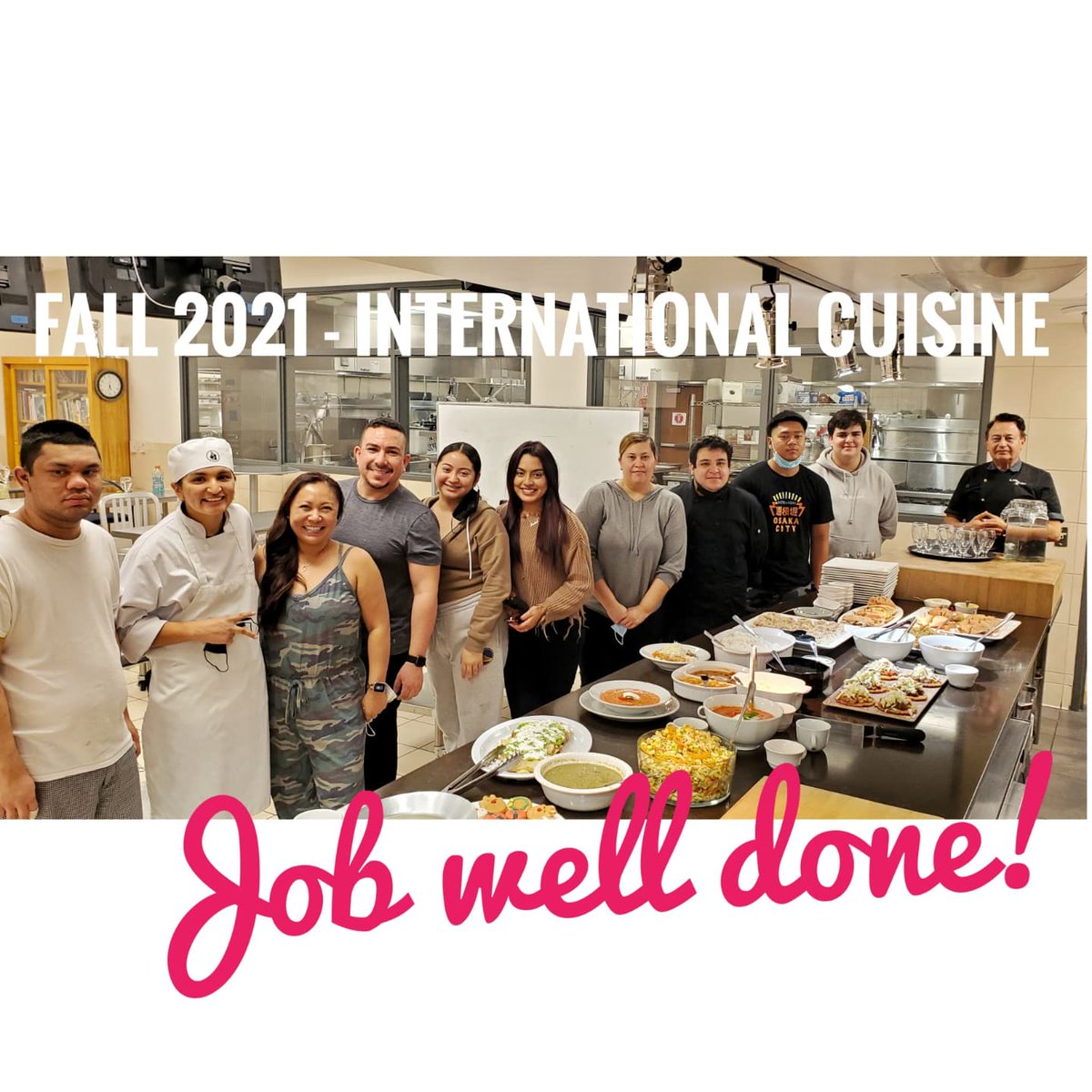 ccc_CulinaryAca's tweet photo. The evening class students had completed their practical final. We are very impressed with the creativity of our students.
#instafood #culinaryschool #springclass #summerclass #fallclass #food #kitchen #chef #baking #restaurant @lifeatccc @ccc_CulinaryAca @4CDLive https://t.co/VrQyrpoEyK