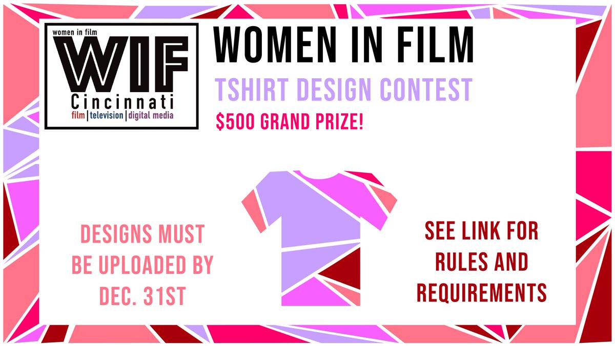 We are looking for a new, exciting design to put on our t-shirts, etc. What symbolizes film, media, and our vibrant community to you?
Prize: $500 and their name and skills shared widely with our community.

Review the rules and guidelines below. 

drive.google.com/file/d/16F6PdV…