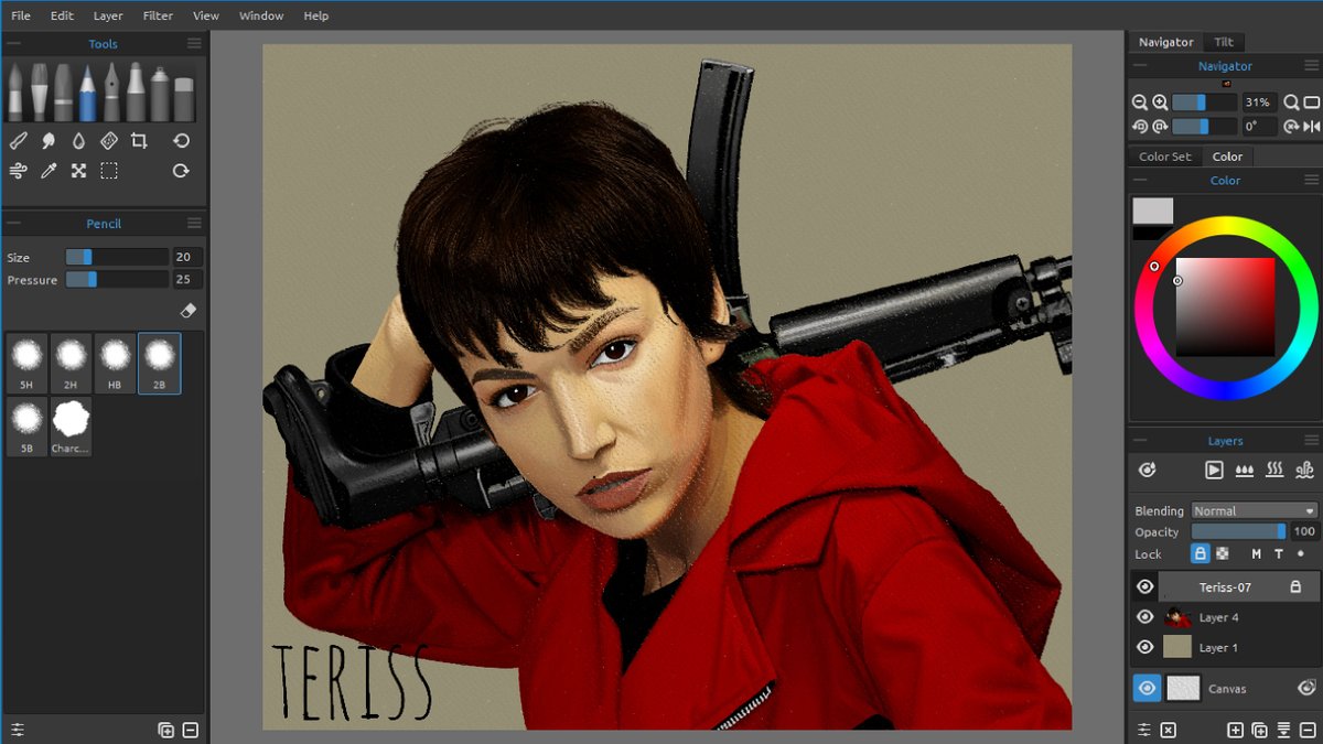 terisstv's tweet photo. Money Heist: Tokyo | Digital Color Pencil Drawing by Teriss
https://t.co/OUhhlqHVlc
#moneyheist #tokyo #lacasadepapel #ursulacorbero #netflix #fanart https://t.co/6J4MHVcUMC