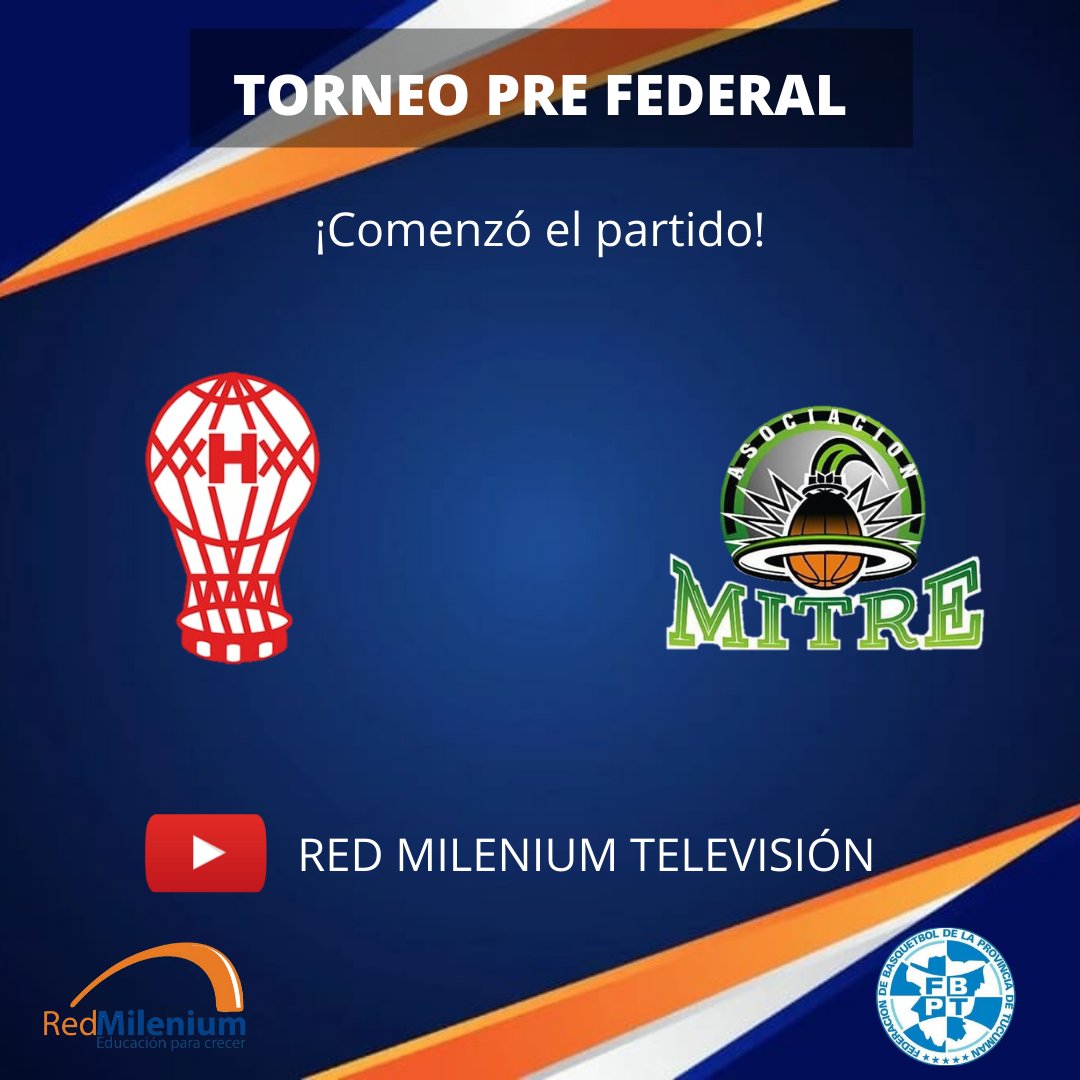 RMilenium's tweet photo. 🗣️ ¡¡COMENZÓ EL PARTIDO!!
#huracan - @AsociacionMitre 🏀
Seguí la transmisión en vivo
⬇️⬇️⬇️⬇️⬇️⬇️
📺 https://t.co/DHtPkDmVmL
#redmilenium #prefederal #basquet #tucuman https://t.co/KLWx3dfV8Z