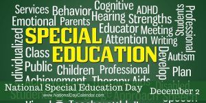 December 2nd commemorates the anniversary of the nation’s first federal special education law, which protects individuals with educational disabilities. It is important to recognize the right to education and our commitment to all of our WHS students!