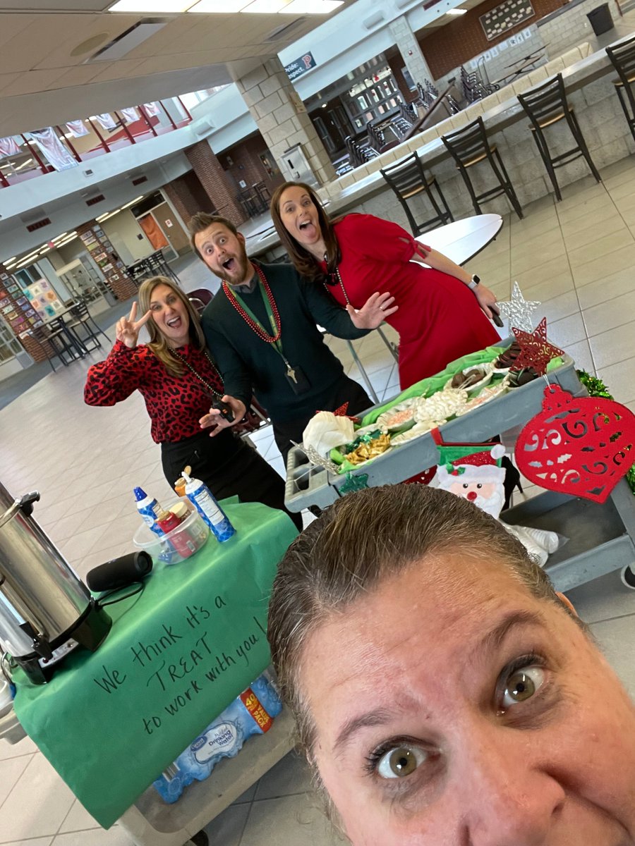 leyacarstensen's tweet photo. My administrators are the BEST!!  Even after this challenging day, they still treated staff with the Woo Woo Wagon (TM) and sang and danced in the hallway.  LOVE their awesomeness! https://t.co/FXNFpwm4ge