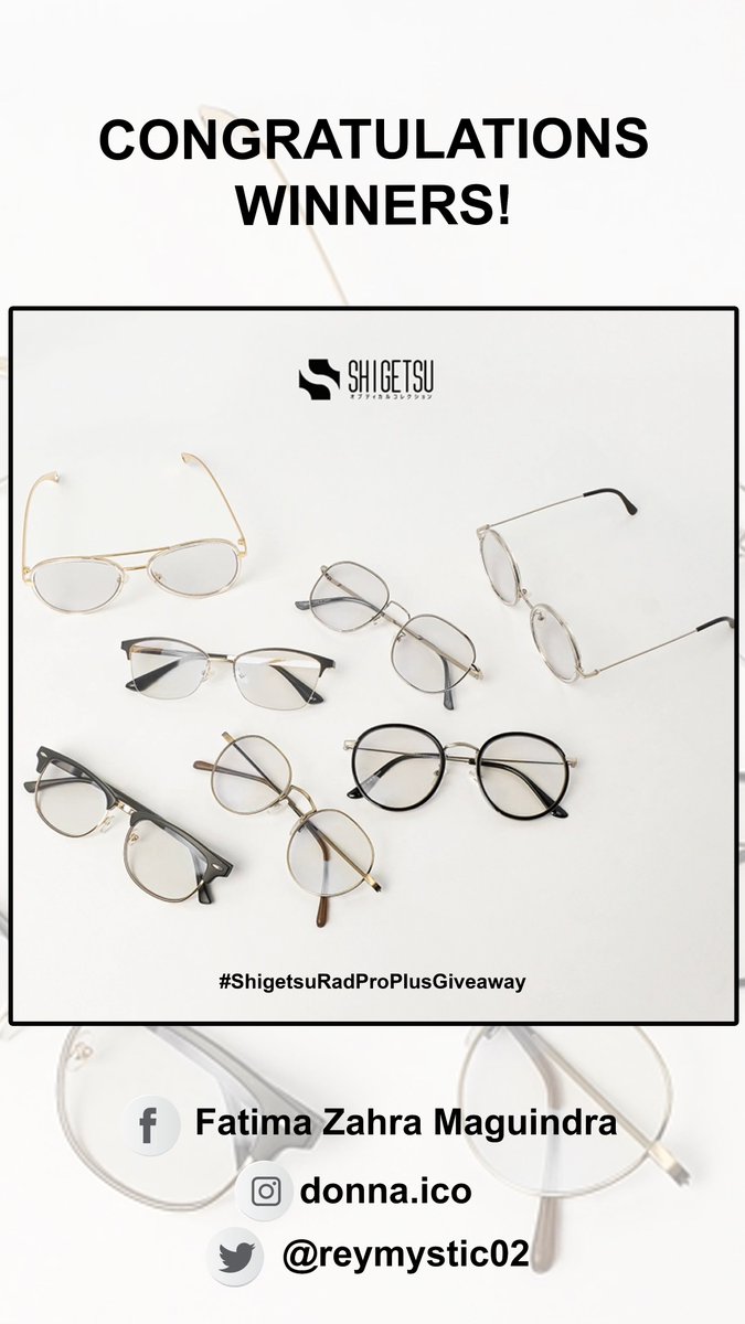 shigetsujp's tweet photo. We appreciate everyone who joined the #ShigetsuRadProPlus Giveaway! Please see below photo for the list of winners ๐ฅฐ
Congratulations!๐ https://t.co/41EoGnIh6p